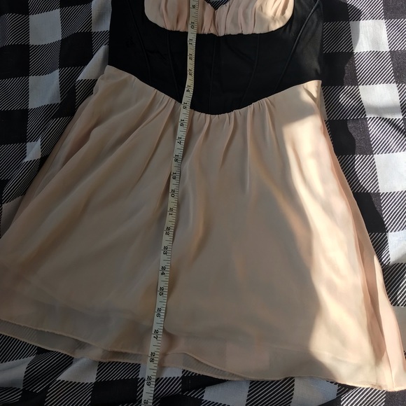 NWOT. ASOS chiffon babydoll tunic top corset style - Picture 8 of 9